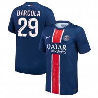 Billiga Paris Saint-Germain Bradley Barcola #29 Hemma fotbollskläder 2024-25 Kortärmad